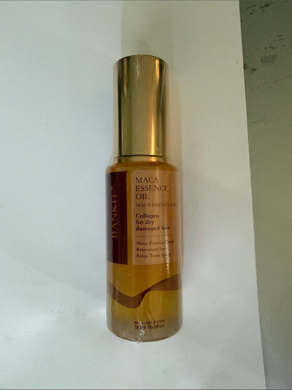 Maca Essence Oil Hair Treatment - Gold Nourishing Collagen Oil